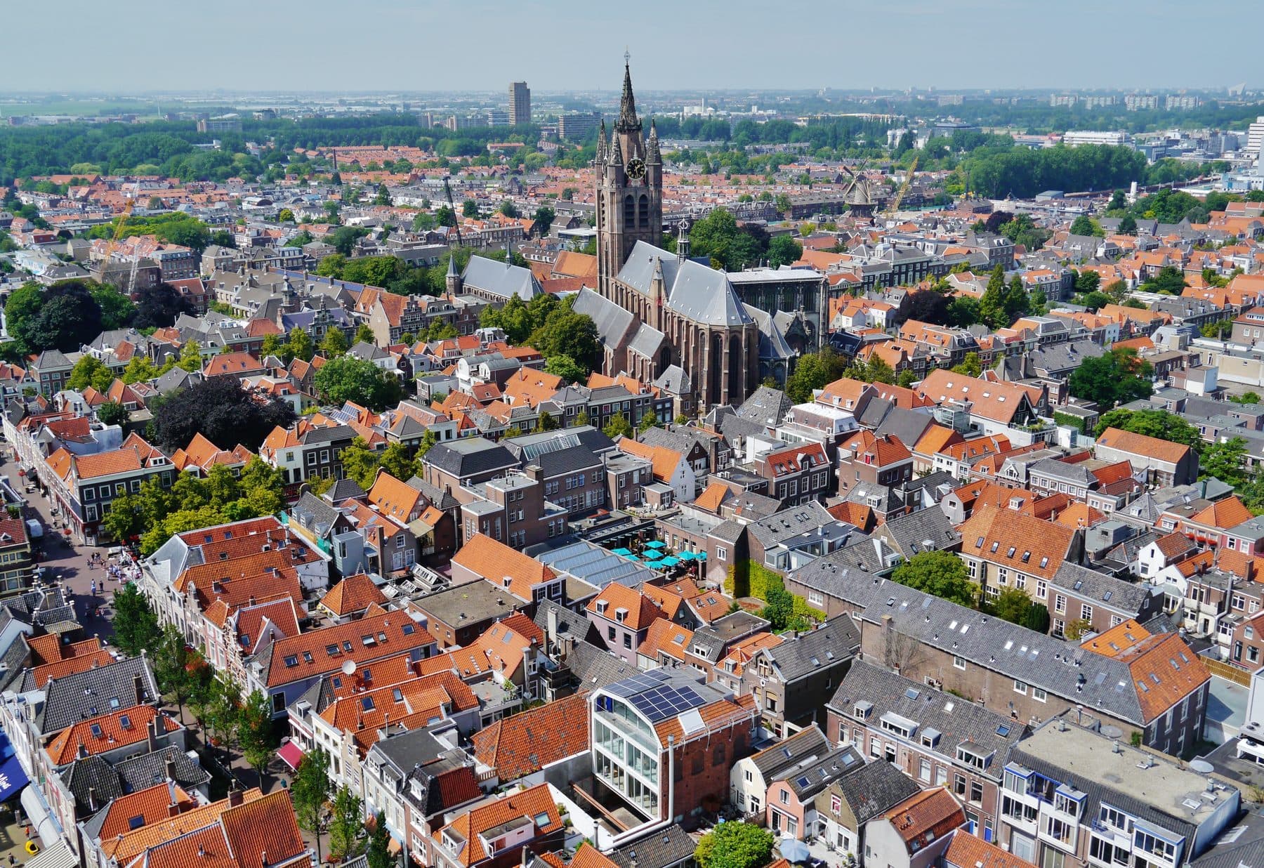 Delft stadsaanzicht, installateurs vergelijken